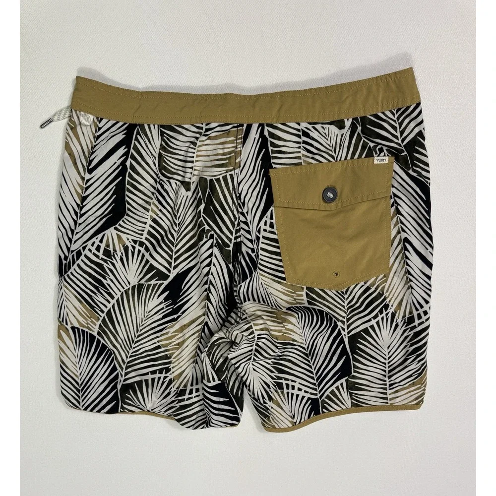 Vuori Cruise Boardshorts Mens 30 Floral Swim Shorts V314 Beach Surf Trunks